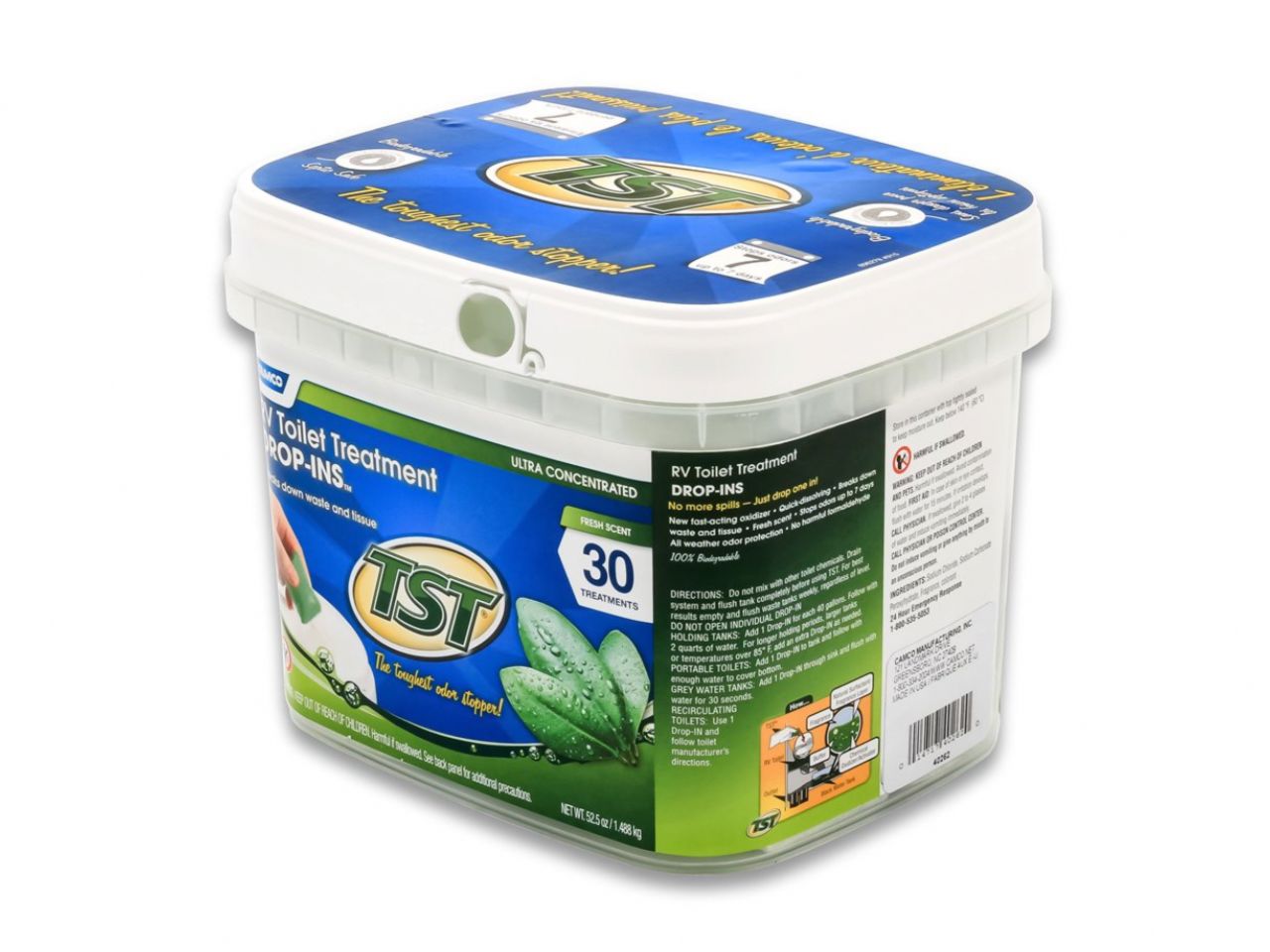 Camco TST Drop-Ins - 30 / Bucket Bilingual
