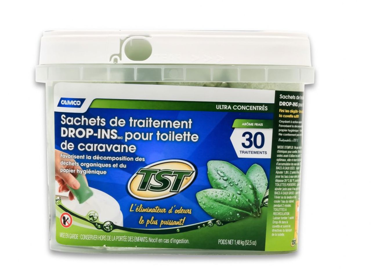 Camco TST Drop-Ins - 30 / Bucket Bilingual