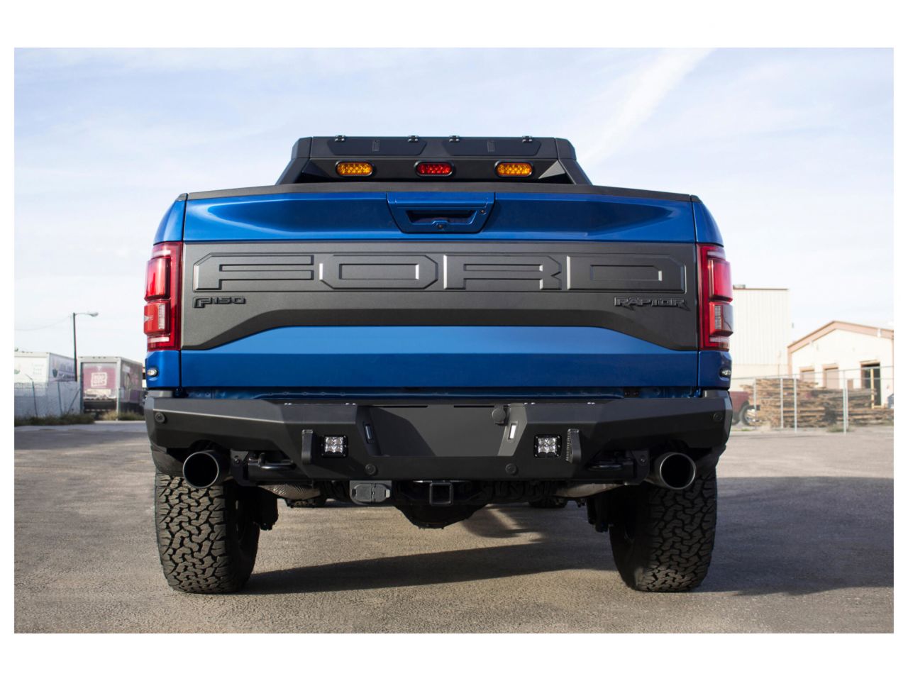 Addictive Desert Designs 17-18 Ford F-150 Raptor HoneyBadger Rear Bumper