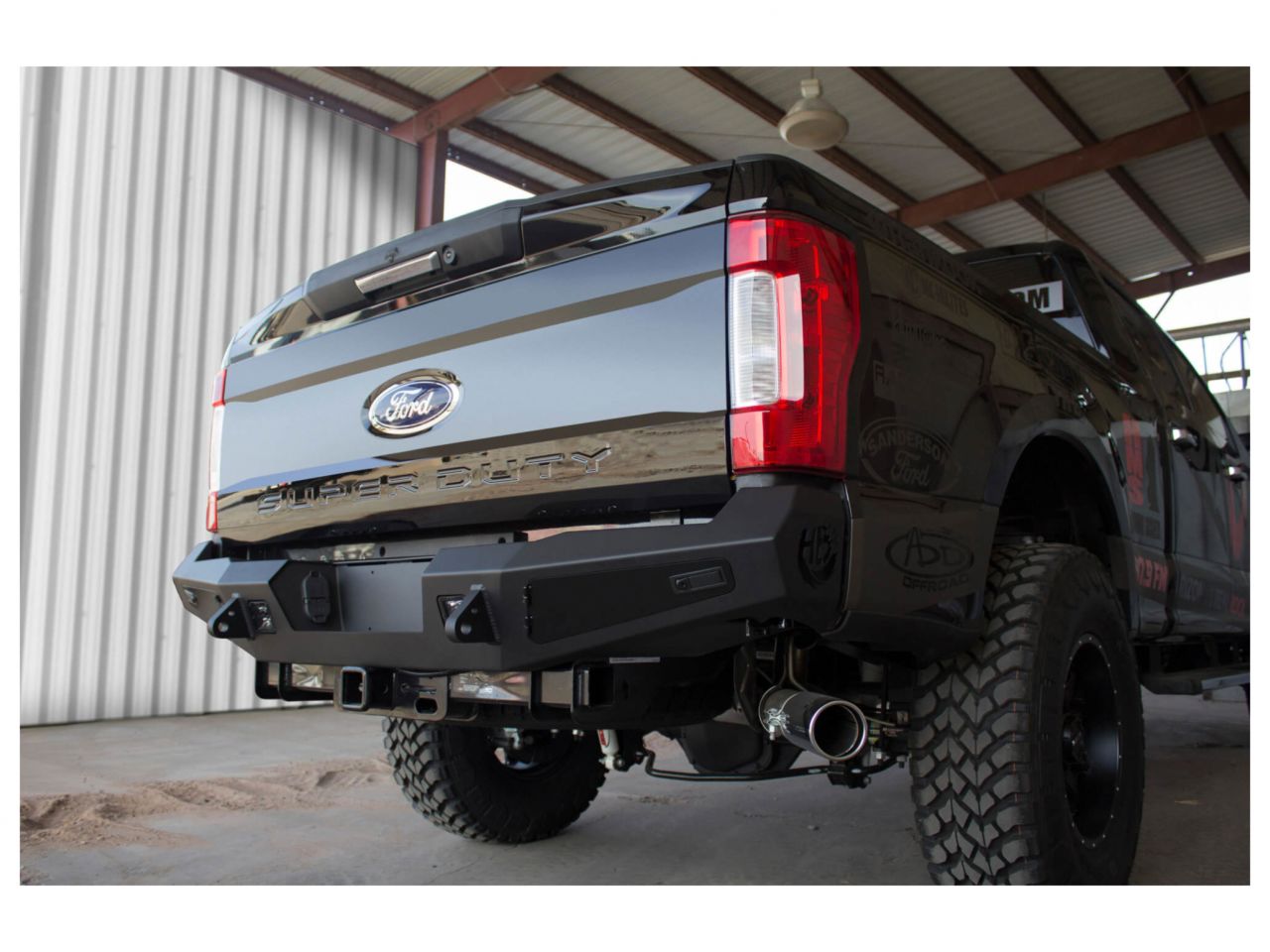 Addictive Desert Designs 17-18 Ford F-250 HoneyBadger Rear Bumper
