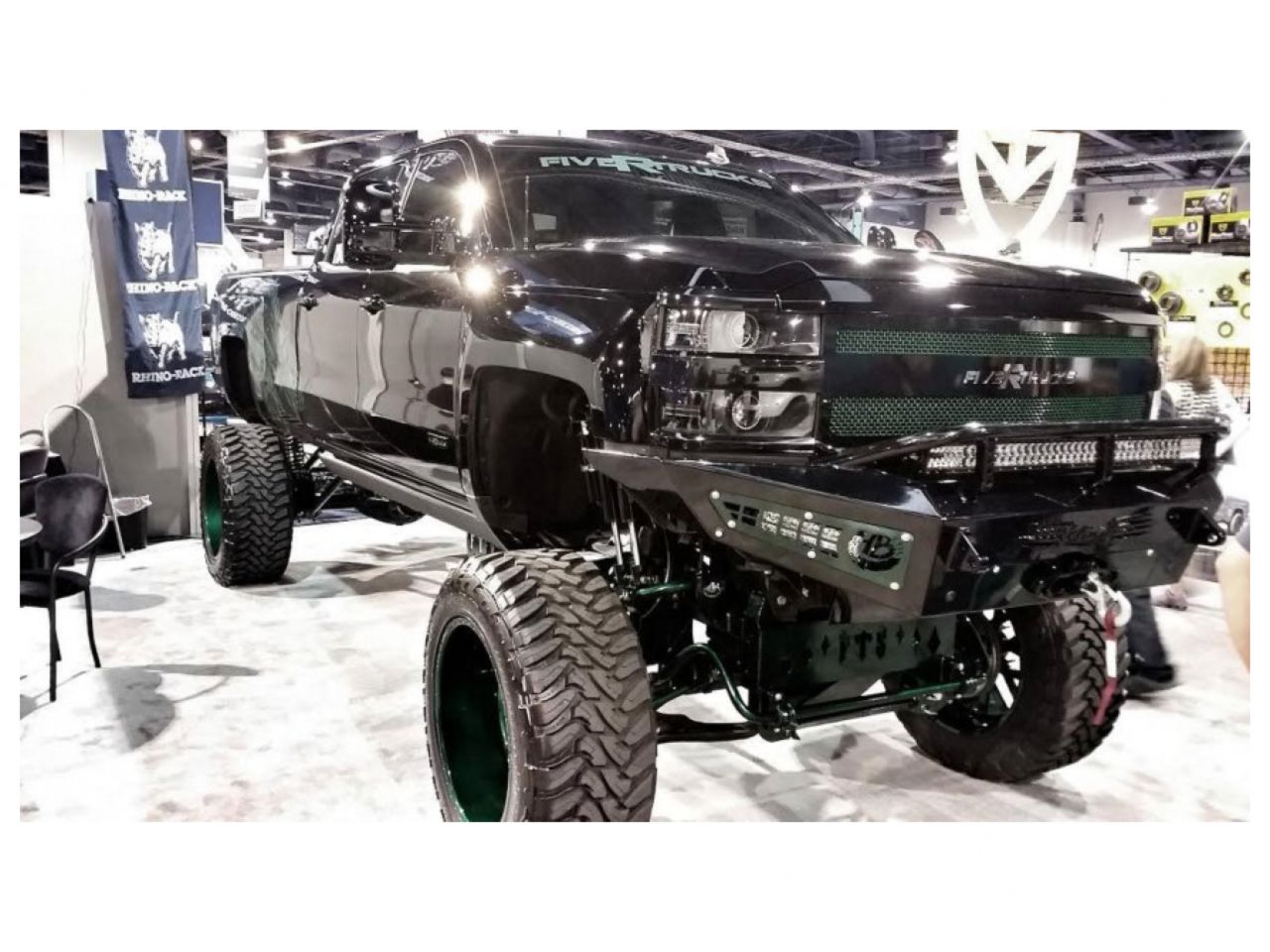 Addictive Desert Designs 2015 - UP Chevy 2500/3500 Honeybadger Winch Front Bumper
