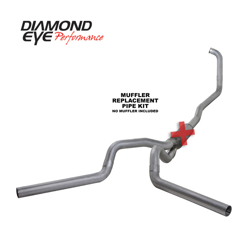 Diamond Eye Performance DEP Turbo Back Exhaust Kit AL Exhaust, Mufflers & Tips Turbo Back main image