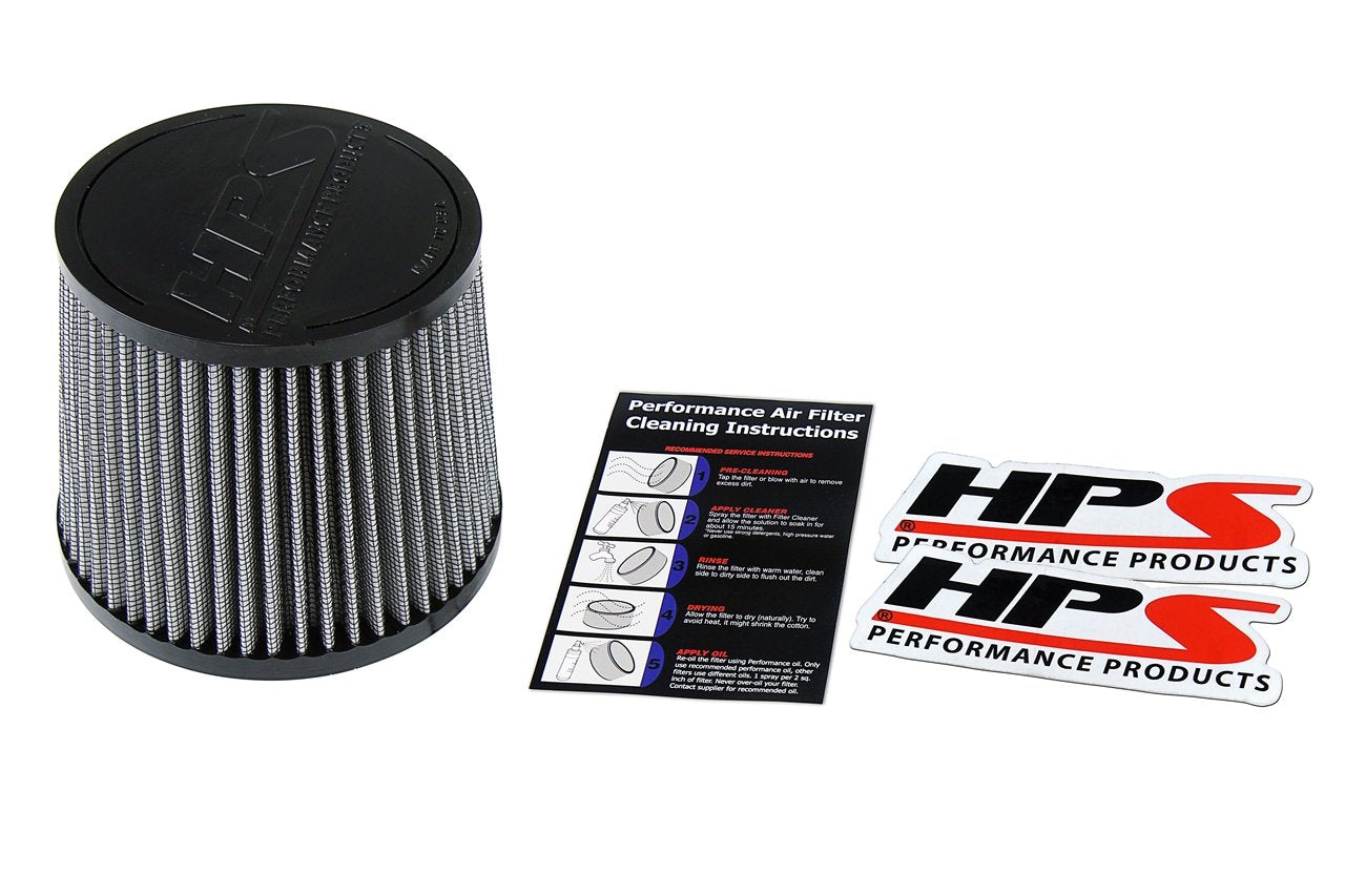 HPS Air Filter HPS-4275, 2.75" ID, 6" Element Length, 7.75" Overall Length