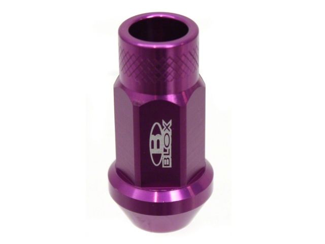 BLOX Racing Street Series Forged Lug Nuts 12x1.25mm Set of 16 Purple