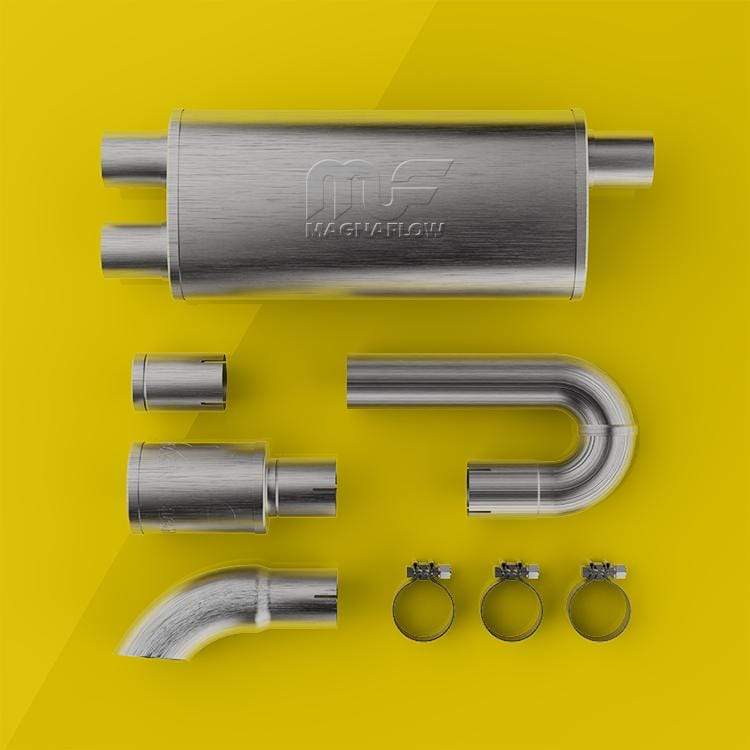 MagnaFlow xMOD Series Universal Performance Muffler with NDT - 3” Inlet / 3” Outlet