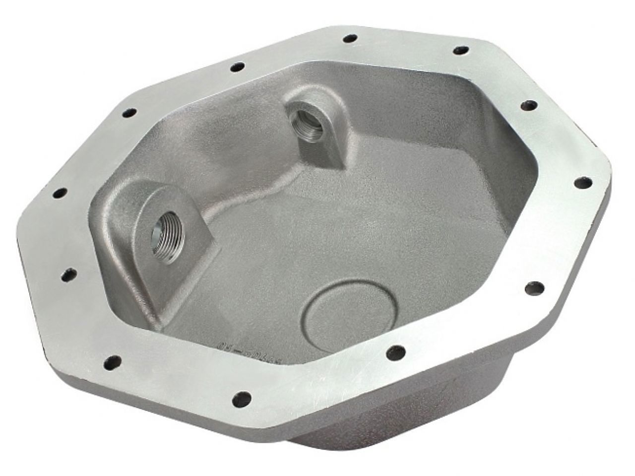 aFe Street Series Rear Differential Cover Raw w/ Machined Fins Dodge/RAM