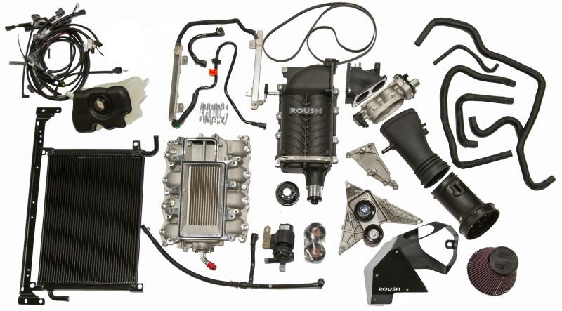 ROUSH 2011-2014 Ford Mustang 5.0L V8 675HP Phase 3 Calibrated Supercharger Kit 421542 Main Image