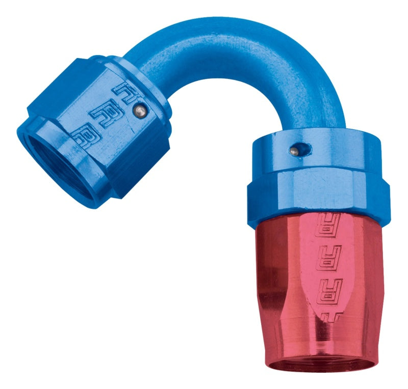 Russell Full Flow Swivel Tight Radius Hose End 120 #12 Anodized