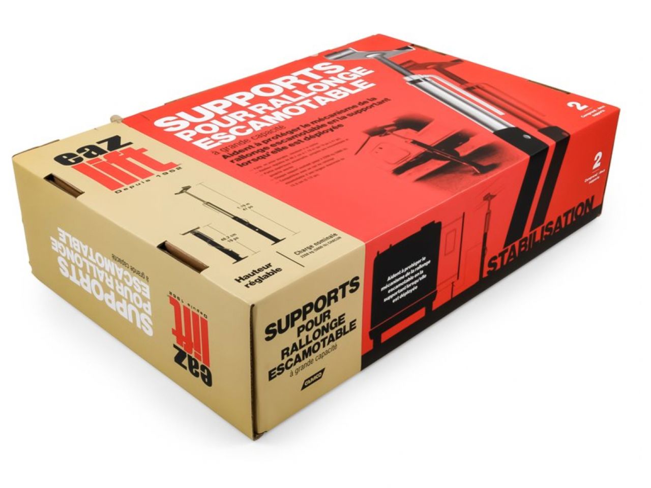 Camco Eaz-Lift Slide Out Support - Pair Bilingual