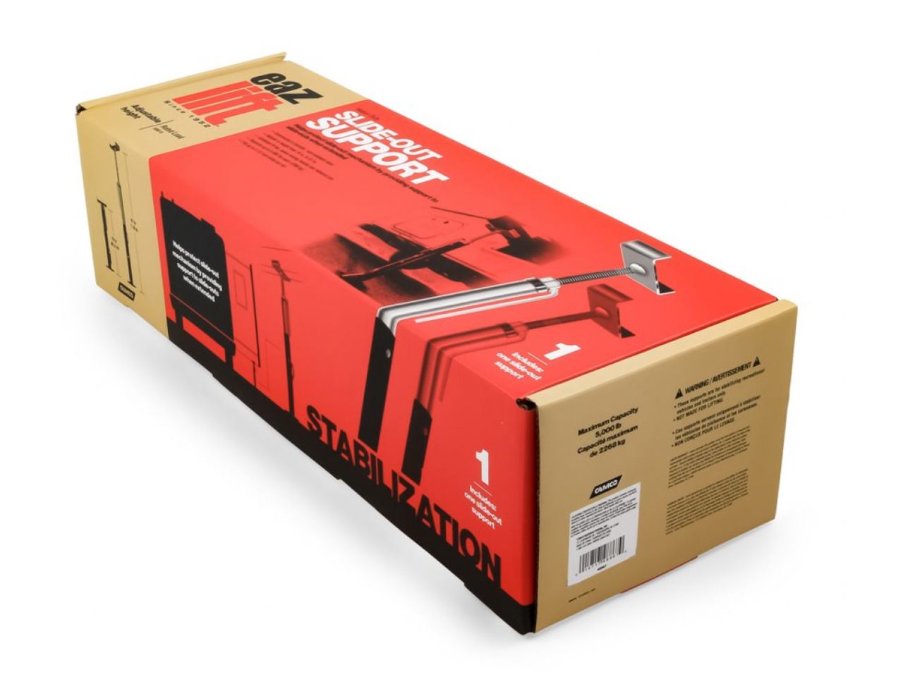 Camco Eaz-Lift Slide Out Support - Single Bilingual