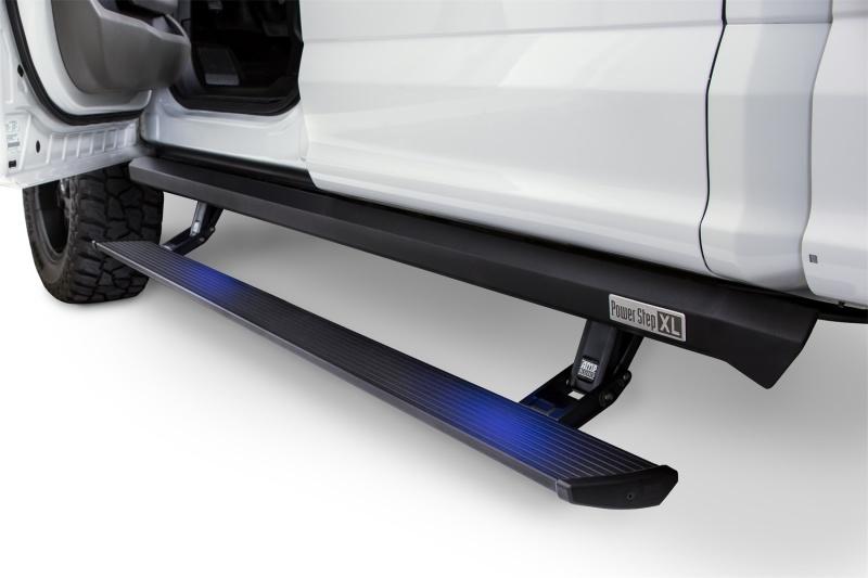 AMP Research 02-03 Ford F-250 Super Duty PowerStep XL - Black 77106-01A Main Image