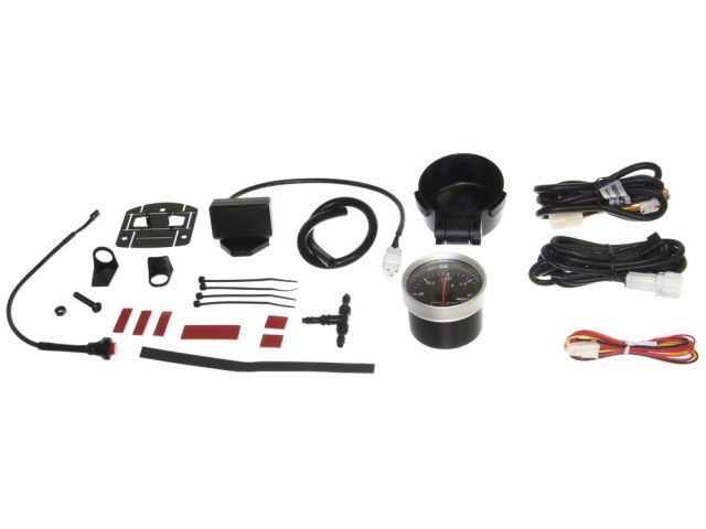 Blitz Carbon Meter Panel 52mm Meter Set White Subaru GRB