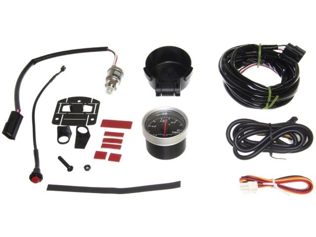 Blitz Carbon Meter Panel 52mm Meter Set White Subaru GRB