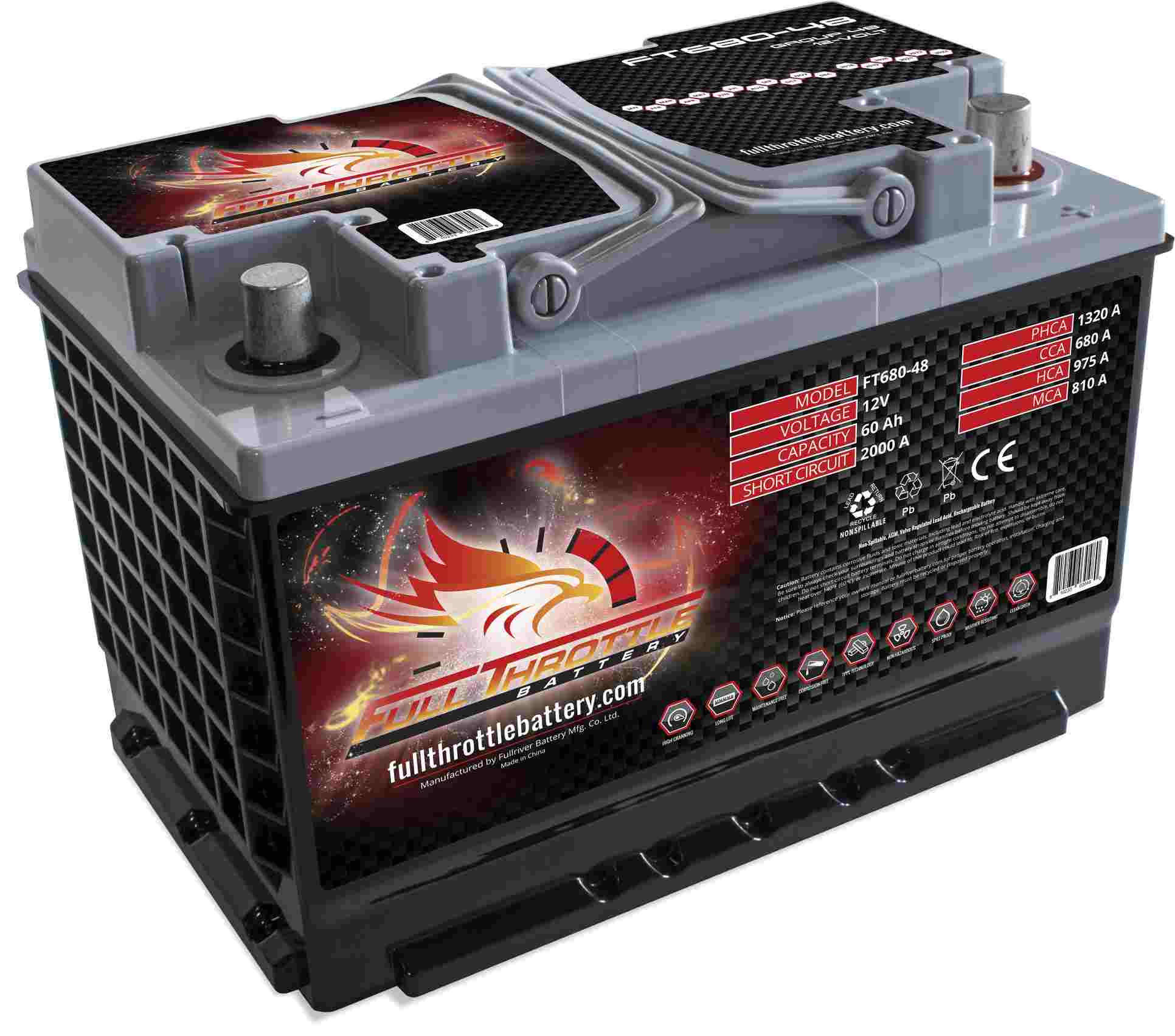 fullriver battery vehicle battery  frsport ft680-48