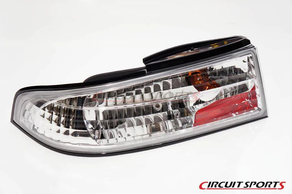 Circuit Sports 3PCS Fully Transparent Rear Tail Light Kit for Nissan S14 - Bulb