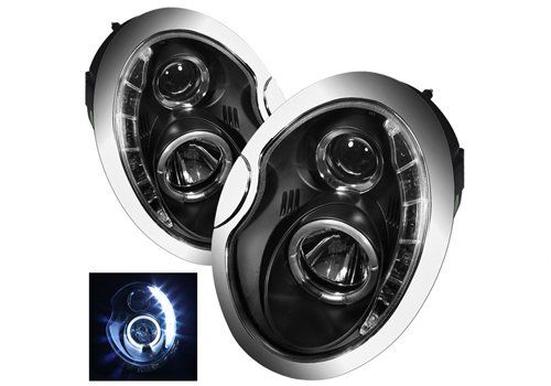 Spyder Headlights PRO-YD-MC02-DRL-BK Item Image