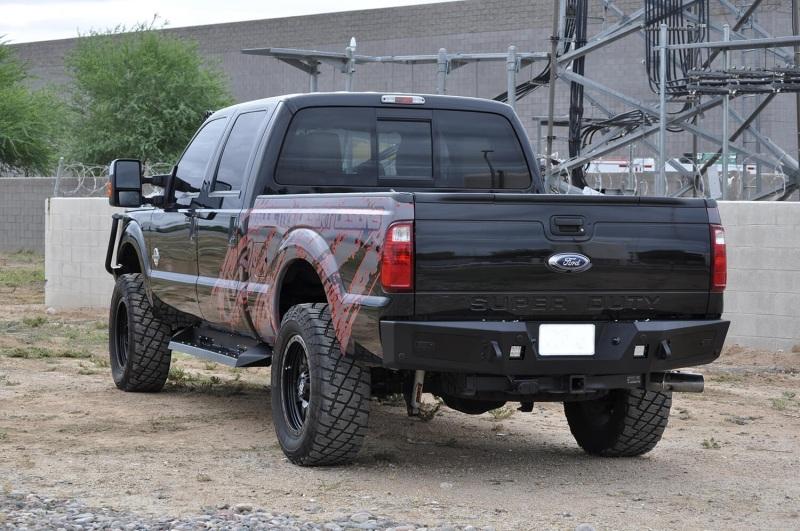 Addictive Desert Designs 99-16 Ford F-250 Super Duty HoneyBadger Rear Bumper R097201280103 Main Image
