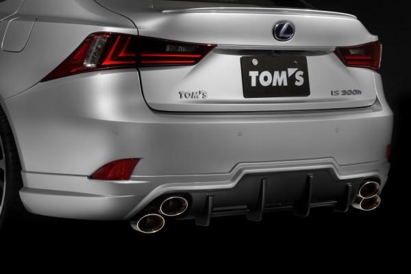 TOM'S Racing Rear Under Spoiler (Unpainted-ABS)- 2014-2020 Lexus IS (200t, 250, 300, 350)- ** Preorder ETA Lead Time - Late July **