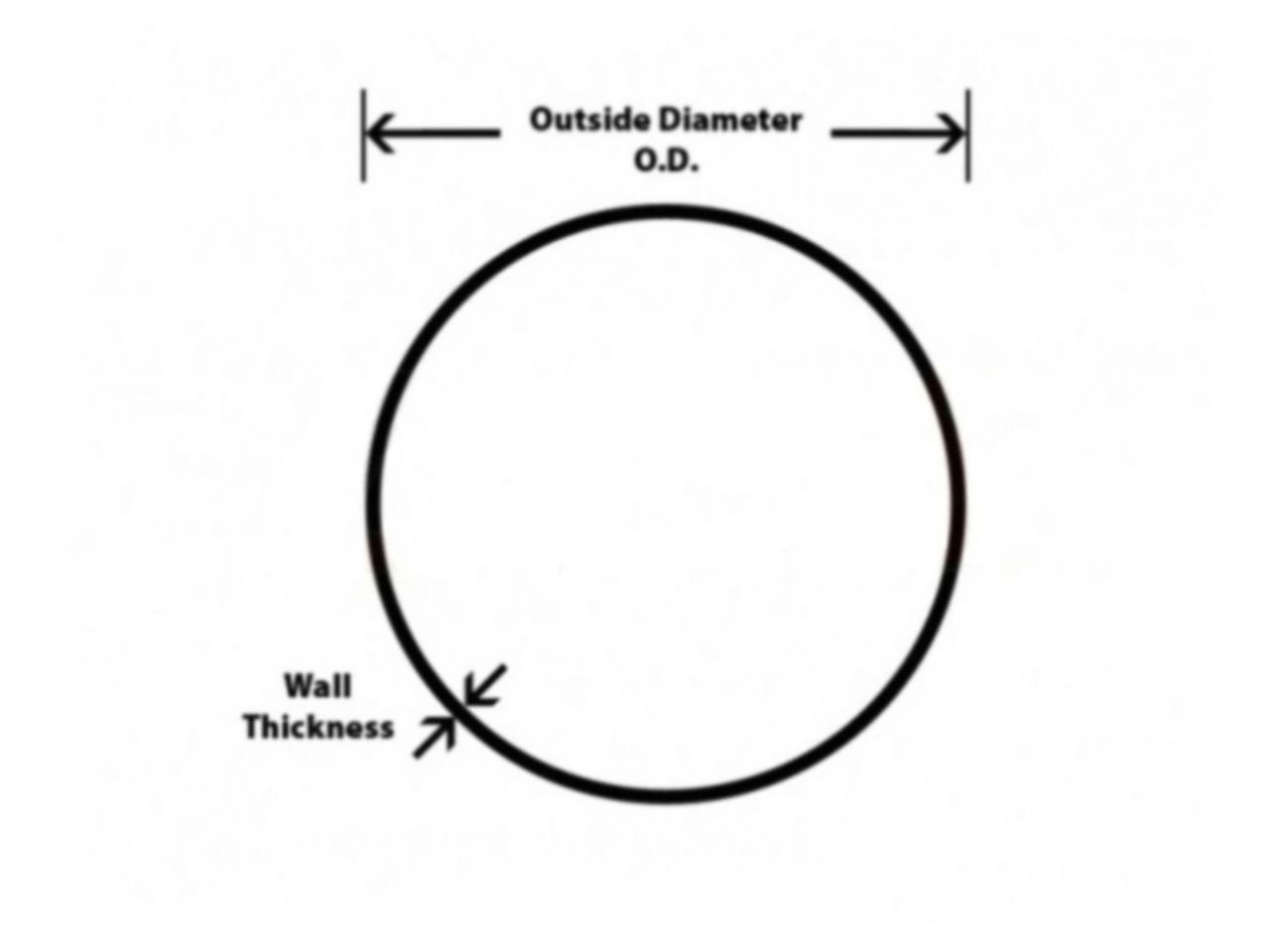 HPS 2-3/8" OD 6061 Aluminum Straight Pipe Tubing 16 Gauge x 3 Feet Long