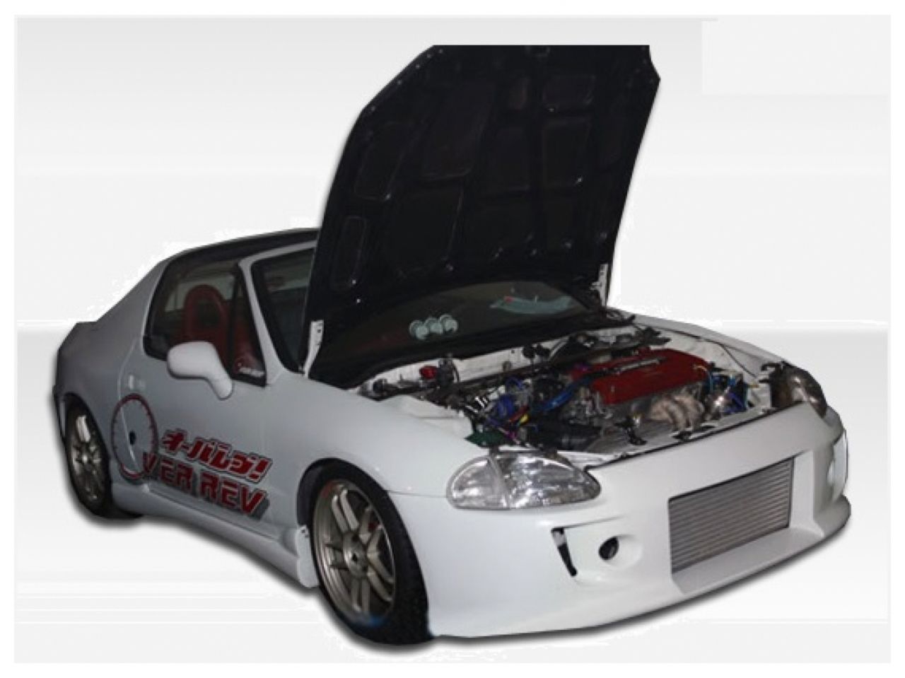 Duraflex 1993-1997 Honda Del Sol Type M Body Kit - 4 Piece - Includes