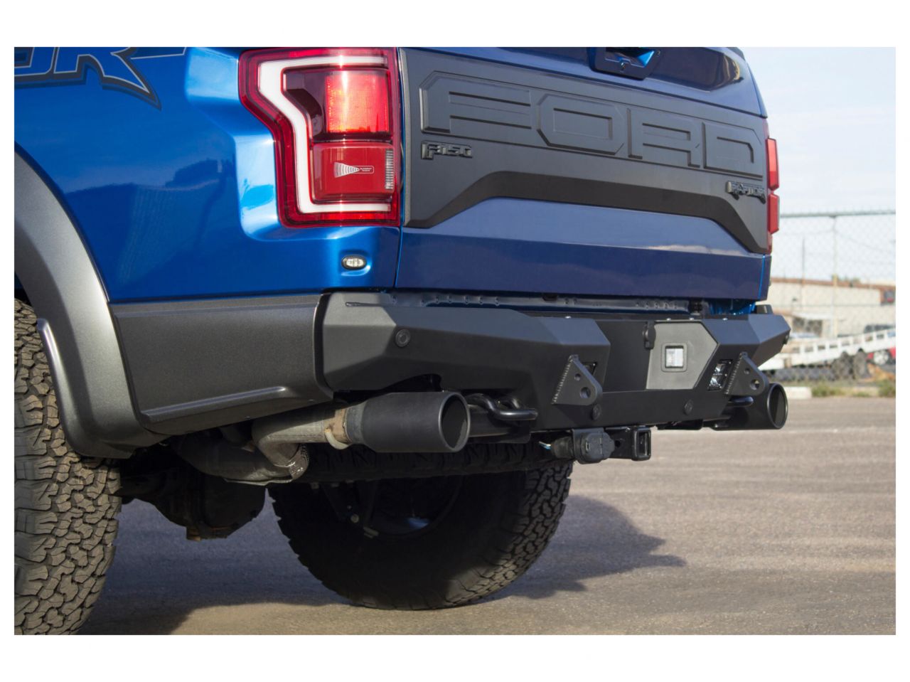 Addictive Desert Designs 17-18 Ford F-150 Raptor HoneyBadger Rear Bumper