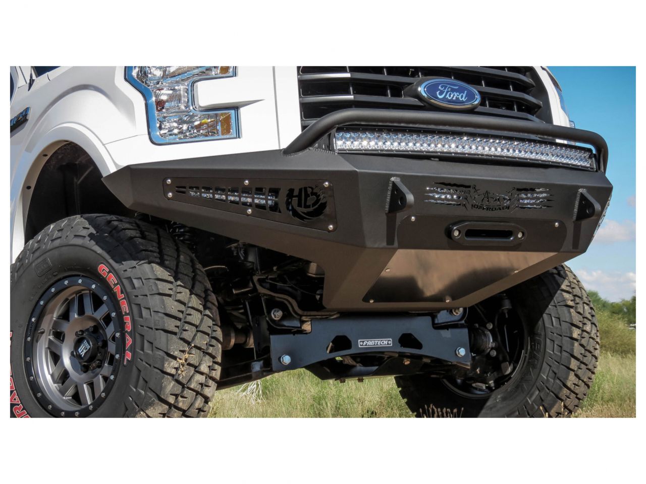 Addictive Desert Designs 2015-2017 Ford F-150 HoneyBadger Winch Front Bumper