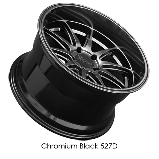XXR 527D Wheel Chromium Black 18x9 +35 5x108