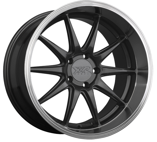 XXR 527D Wheel Graphite / Machined Lip 18x9 +20 5x4.5