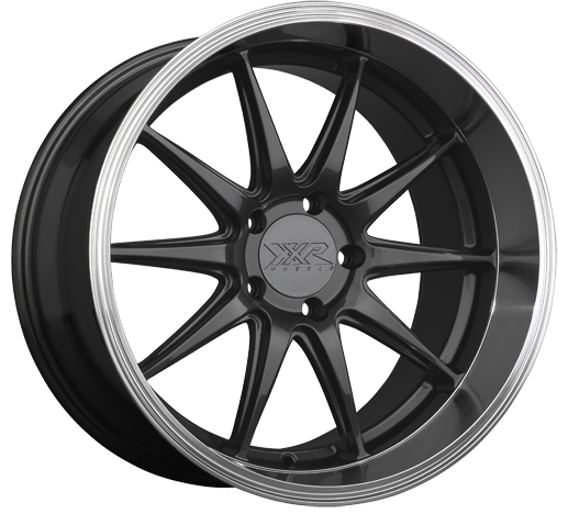 XXR 527D Wheel Graphite / Machined Lip 18x9 +35 5x100