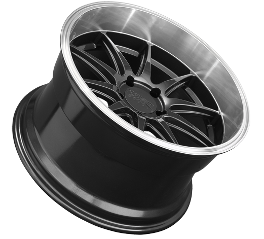 XXR 527D Wheel Graphite / Machined Lip 18x9 +20 5x4.5