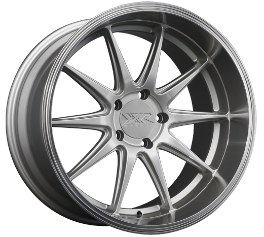 XXR 527D Wheel Silver / Machined Lip 20x10.5 +20 5x4.5