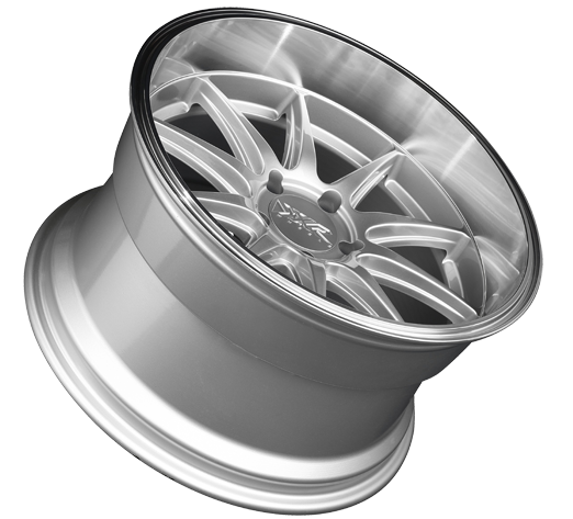 XXR 527D Wheel Silver / Machined Lip 20x10.5 +20 5x4.5