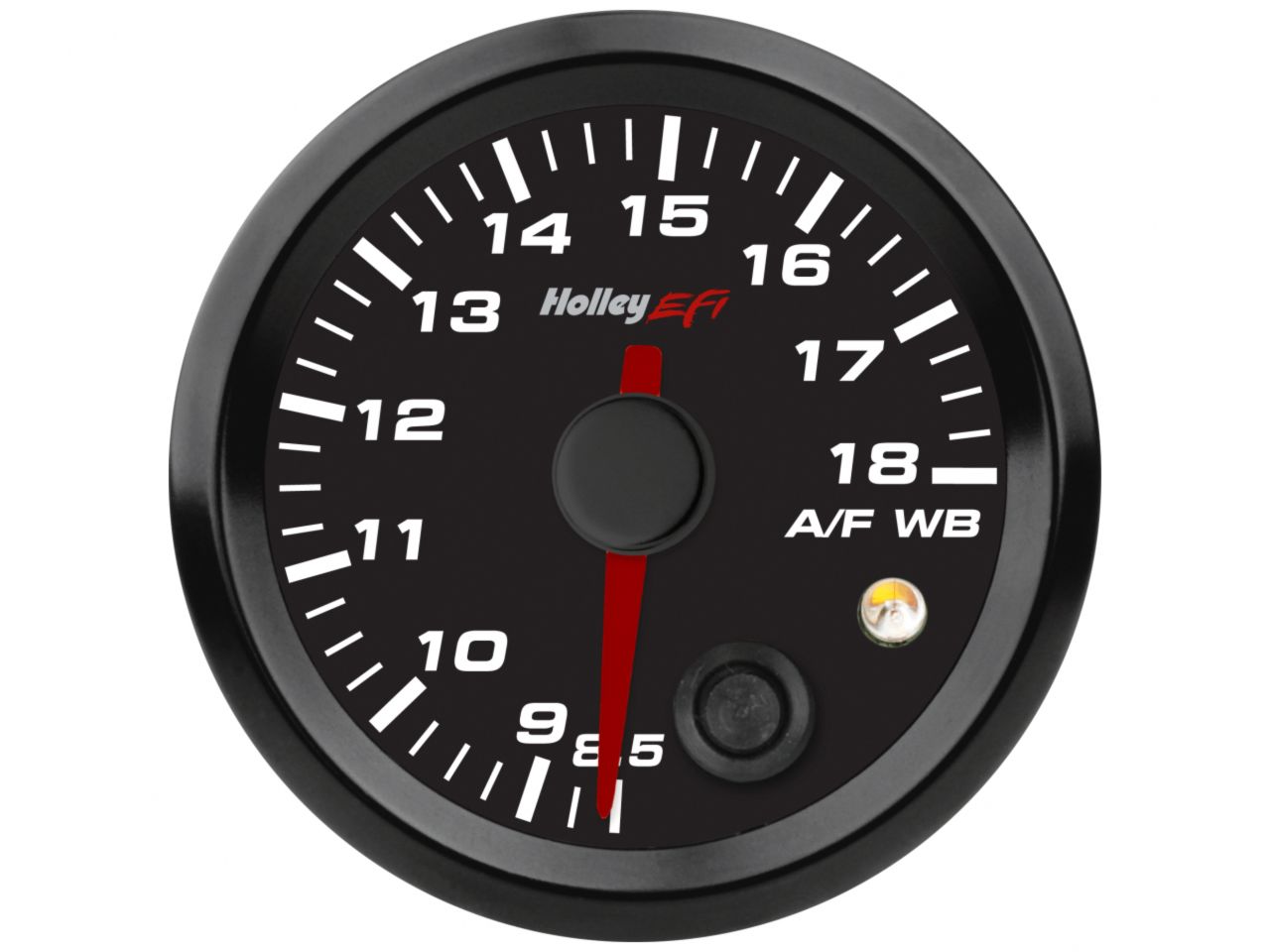 Holley Standalone Air/Fuel Wideband 02 Gauge Kit 8.5-18, Black Face