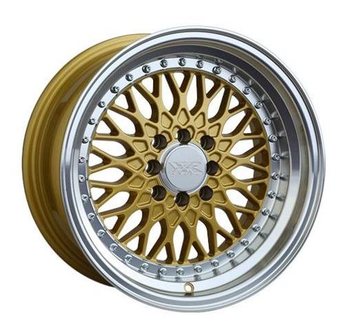 XXR 536 Wheel Hyper Gold / Machined Lip 16x8 0 4x100,4x114.3