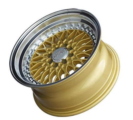 XXR 536 Wheel Hyper Gold / Machined Lip 15x8 0 4x100,4x114.3