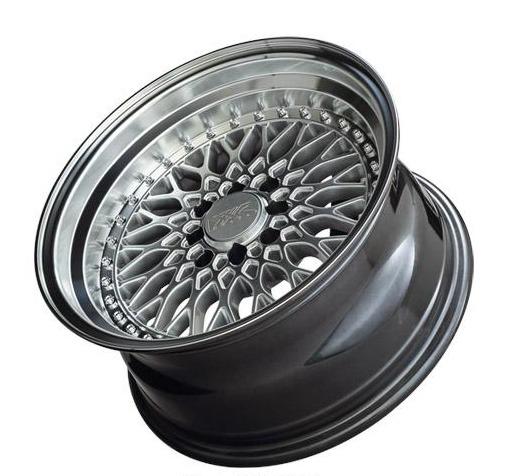 XXR 536 Wheel Hyper Silver / Machined Lip 16x8 +20 4x100,4x114.3