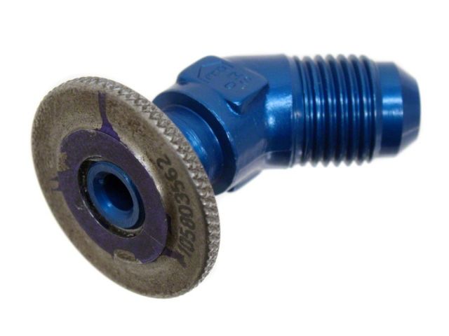 Diftech Fuel Fitting - 1/8 NPT Male to -6AN Male 45 Degree