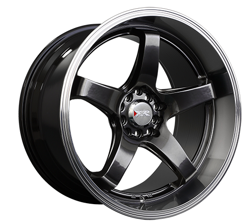 XXR 555 Wheel Chromium Black / Machined Lip 18x10 +25 5x100,5x114.3