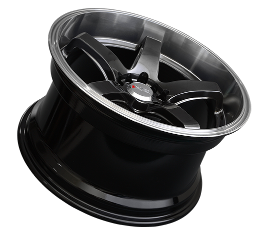 XXR 555 Wheel Chromium Black / Machined Lip 18x8.5 +25 5x100,5x114.3