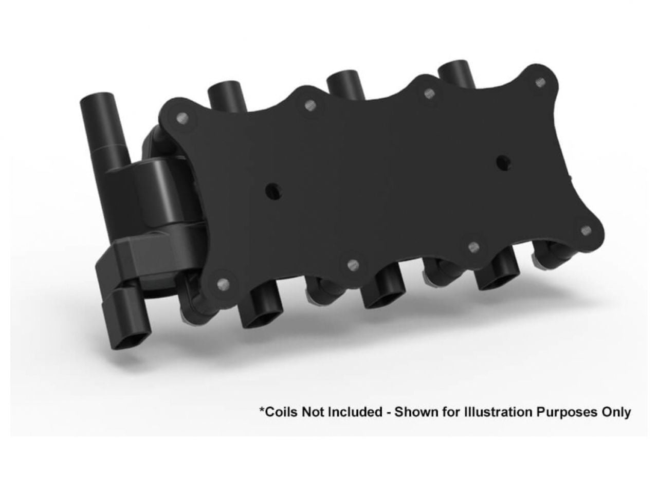 Holley Gen IV Coil Body, Remote Relocation System - Black Finish