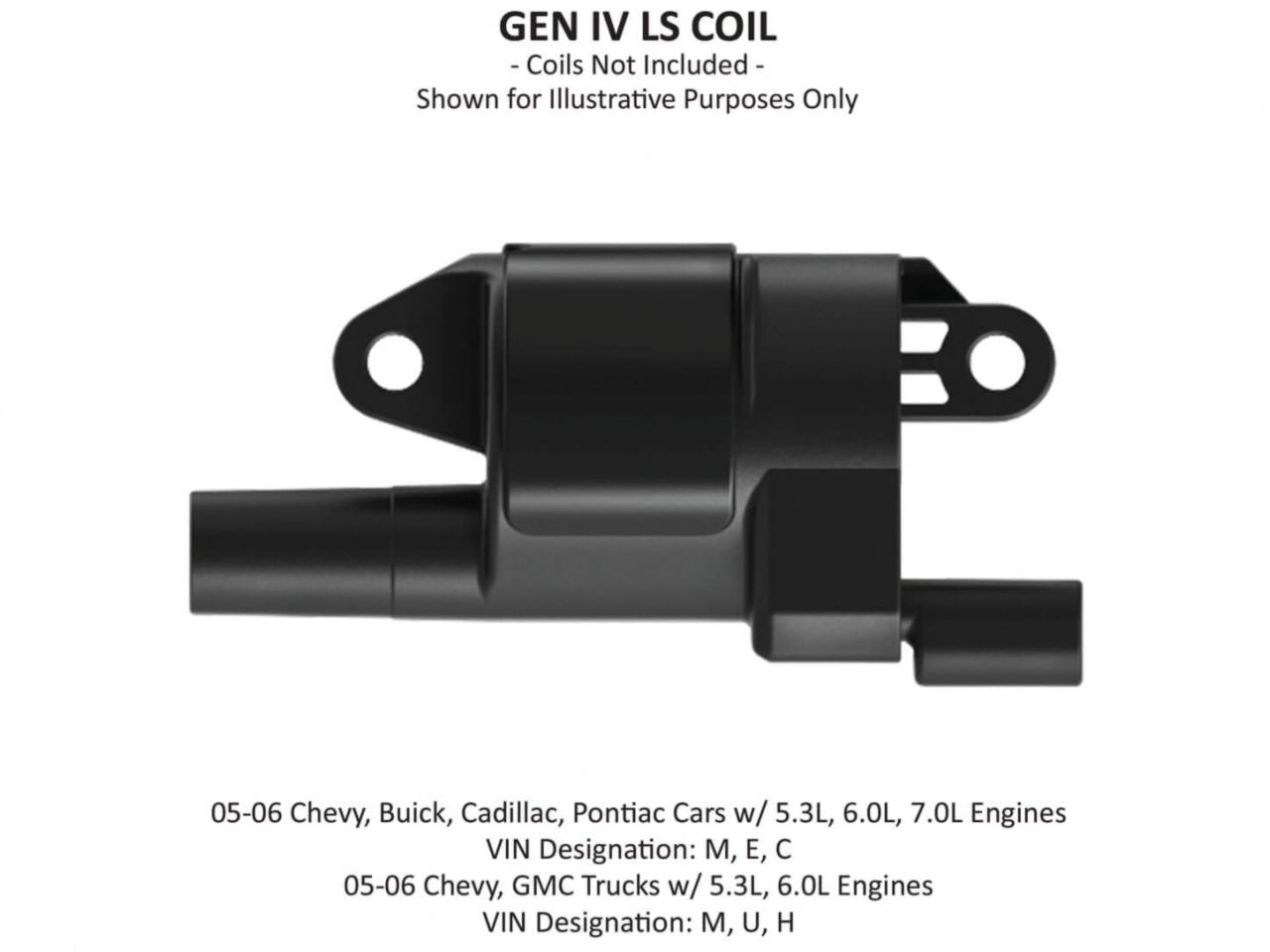 Holley Gen IV Coil Body, Remote Relocation System - Black Finish