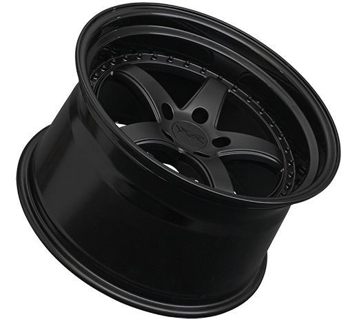 XXR 565 Wheel Flat Black / Gloss Black Lip 18x9.5 +38 5x120