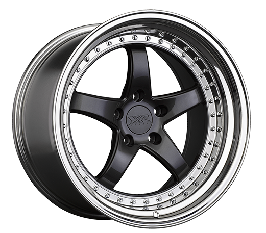 XXR 565 Wheel Graphite / Platinum Lip 18x8.5 +35 5x108