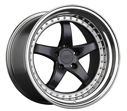 XXR 565 Wheel Graphite / Platinum Lip 18x10.5 +20 5x4.5