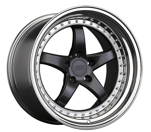 XXR 565 Wheel Graphite / Platinum Lip 18x8.5 +35 5x4.5