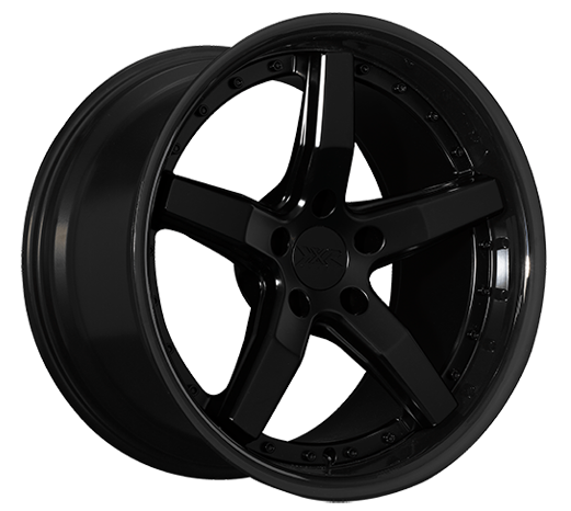 XXR 569 Wheel Flat Black / Gloss Black Lip 20x10.5 +40 5x4.5