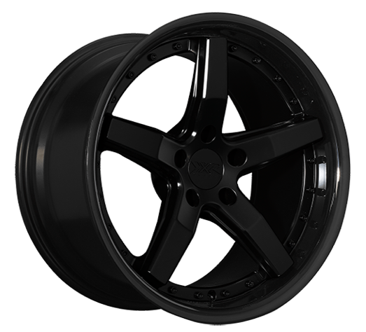 XXR 569 Wheel Flat Black / Gloss Black Lip 18x8.5 +38 5x108