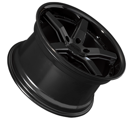 XXR 569 Wheel Flat Black / Gloss Black Lip 20x9 +20 5x4.5