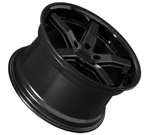 XXR 569 Wheel Flat Black / Gloss Black Lip 18x8.5 +38 5x108