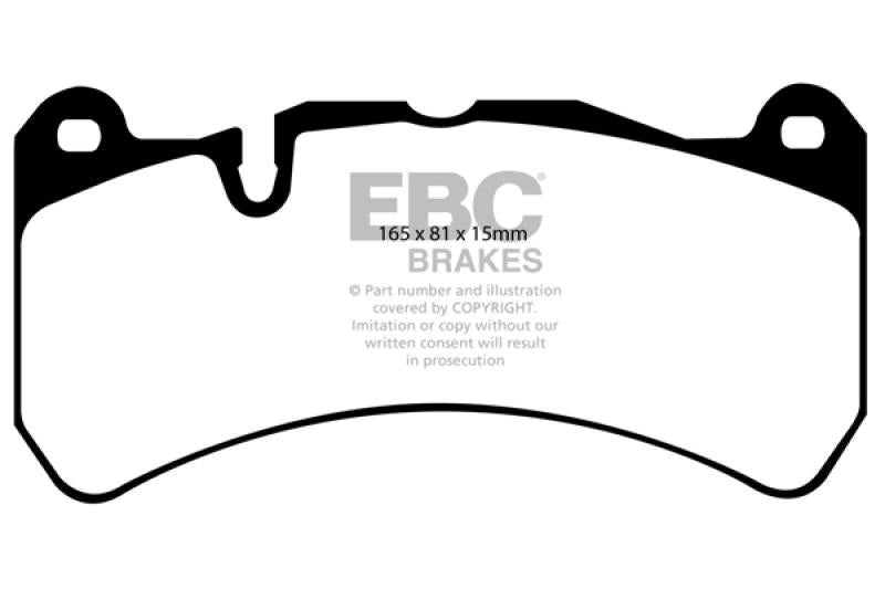 EBC 18-20 Subaru Impreza 2.5 Turbo STi Orangestuff Front Brake Pads DP91591 Main Image